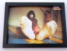 SYD BARRETT 'feet' magazine PHOTO *FRAMED* (Pink Floyd)