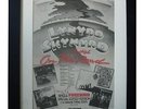 LYNYRD SKYNYRD+Freebird+POSTER+AD+RARE+ORIGINAL 1977+FRAMED+EXPRESS GLOBAL SHIP
