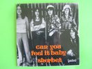 SUPER RARE - SHERBET - CAN YOU FEEL IT BABY .- OZ 45 rpm PICTURE SLEEVE RECORD