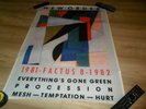 NEW ORDER -1981-1982 TEMPTATION ORIGINAL POSTER GOOD CONDITION JOY DIVISION PUNK