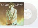 PEARL JAM-JEREMY/ALIVE(LIVE)-UK SONY WHITE MARBLED VINYL + PS