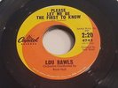 LOU RAWLS Please Let Me Be The First RARE CAPITOL NORTHERN SOUL 45 Trust Me HEAR