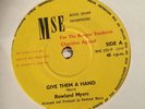 ROWLAND MYERS RARE 45 ACID FOLK PSYCH MSE RECS GIVE THEM A HAND ROLAND