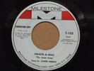 JAMES MOODY   Smack-a-Mac. Jazz popcorn soul 45 on MILESTONE. EX
