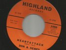 SOUL ROCKER R&B-  DON & DEWEY -- HEARTATTACK-   -HEAR- 1962 - HIGHLAND