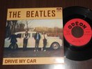 RARE FRENCH SP JUKE BOX THE BEATLES DRIVE MY CAR FOS 104 ODEON ROUGE