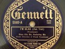JAZZ 78RPM; SIOUX CITY SIX GENNETT w/ BIX BEIDERBECKE CLEAN COPY