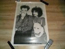 SIOUXSIE AND ROBERT SMITH THE CURE ORIGINAL 80'S POSTER 24.5