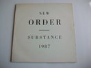 NEW ORDER - SUBSTANCE - 2 UK LP'S - FACT 200 -1987 - EMBOSSED SLEEVE - PLAYS VG+