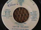 JAH JAH CHILDREN - Freedom Cry / Spinning Wheel - RARE REGGAE ROOTS TRINIDAD 45