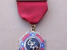 vintage ELO medal Pin badge Electric Light Orchestra  rock music band  promo