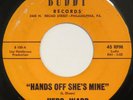 HERB WARD Hands Off She’s Mine BUDDY 45 northern soul VG+ 7” HEAR
