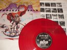 KREATOR-ENDLESS PAIN,1985 RED VINYL LP,INNER+MERCH FLYER/SODOM/DESTRUCTION.