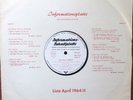 LP - INFORMATIONSPLATTE - LISTE APRIL 1964 / II - ROLLING STONES / RITA PAVONE