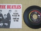 THE BEATLES Please Please Me VJ 581 Bracket Label w/Picture Sleeve Orig Owner