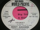 Spunky Rattlesnake Monty Alexander RARE 1965 White Label PROMO Jazz 7
