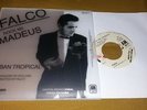 FALCO * PROMOTIONAL SINGLE* ROCK ME AMADEUS- PORTUGAL RARE PLASTIC SLEEVE 45/7