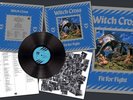 WITCH CROSS- Fit For Fight LIM. 200 BLACK VINYL danish 1984 meta classic+Poster