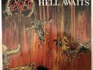Slayer ?– Hell Awaits LP Roadrunner Netherlands 1995 pressing with lyric sheet