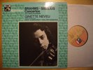 BRAHMS & SIBELIUS Violin Concertos NEVEU EMI References NM