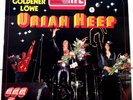 Uriah Heep - Goldener Löwe mit Poster 1975 LP Vinyl Rare