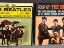 2x The BEATLES 4 X 4 ORIG. U.S. 7” EP CAPITOL R-5365 & EAP 1-2121 45 RPM RARE
