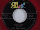 Instrumental Surf Tittyshaker 45 SURFARIS Wipe Out DOT red wax HEAR