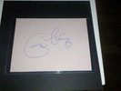 Eric Clapton Signed Autograph Page