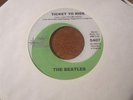 Beatles Green/White STARLINE 45 & Sleeve (NM) Ticket to Ride