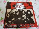 SLAYER  - face of the slayer of god-  lp  -  clear vinyl