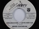 Rockabilly 45 EDDIE COCHRAN Hallelujah, I Love Her So LIBERTY promo HEAR