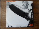 LED ZEPPELIN FIRST ALBUM ORANGE LETTERING GREY LINE VERSION 6 FIRST PRESSING