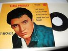 ELVIS PRESLEY : JUST BECAUSE EP 1959 RCA EPA-9656 GERMANY