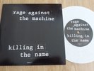 RAGE AGAINST THE MACHINE - KILLING IN THE NAME - 1993 - WHITE VINYL - NR MINT