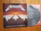 METALLICA : Master Of Puppets  FRENCH LP  MUSIC FOR NATIONS 2320 Black Label EX