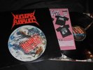 NUCLEAR ASSAULT handle with care LP VINYL 1st press Under one flag 1989 + mercha