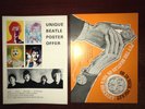 2 OFFER LEAFLETS from BEATLES MONTHLY BOOK medallion & Richard Avedon posters