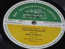 DEEP PURPLE in concert 1972 CN1513 UK BBC TRANSCRIPTION DISC VG+/EX