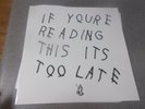 Drake If you're reading this it's too late 2LP clear vinyl hip hop mixtape 2015