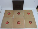 THE BACH SOCIETY HMV DB 3399-3404 Pau Casals Cello Suites 2 & 3 78RPM Vinyls