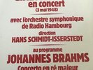 1981 FRENCH GINETTE NEVEU EN CONCERT PLAYS BRAHMS LP ON STIL