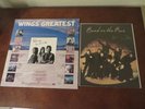 Wings Greatest & Band On The Run LP Denny Laine Paul McCartney Signed Album