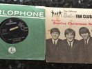 Beatles Flexi   fan club Christmas record  play great HEAR plus freebie