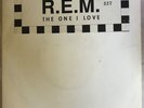 R.E.M. LIMITED EDITION OF THE ONE I LOVE 7 INCH VINYL PROMO FOR THE IRS BEST OF