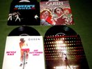 QUEEN First EP, Bicycle Race, Spread Your Wings  45s x 4 Orig UK 76-78