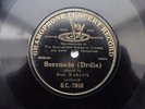 English 78rpm KUBELIK /violin/ Serenade (Drdla) LONDON 1905