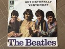 THE BEATLES Act Naturally / Yesterday*FAMOUS 60s GERMAN HIPPIE COVER*GREEN ODEON