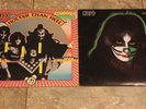 (2) Two KISS Vinyl LP Record Albums Hotter Than Hell NBLP 7006 Peter Criss 7122