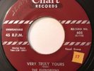 * EVERGREENS Very Truly Yours / Guitar Player 1955 DOO WOP GROUP Chart 45 Hear