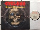CYCLONE . Brutal Destruction LP  1.Press 1986 Slayer Gorguts Kreator Sodom Toxik